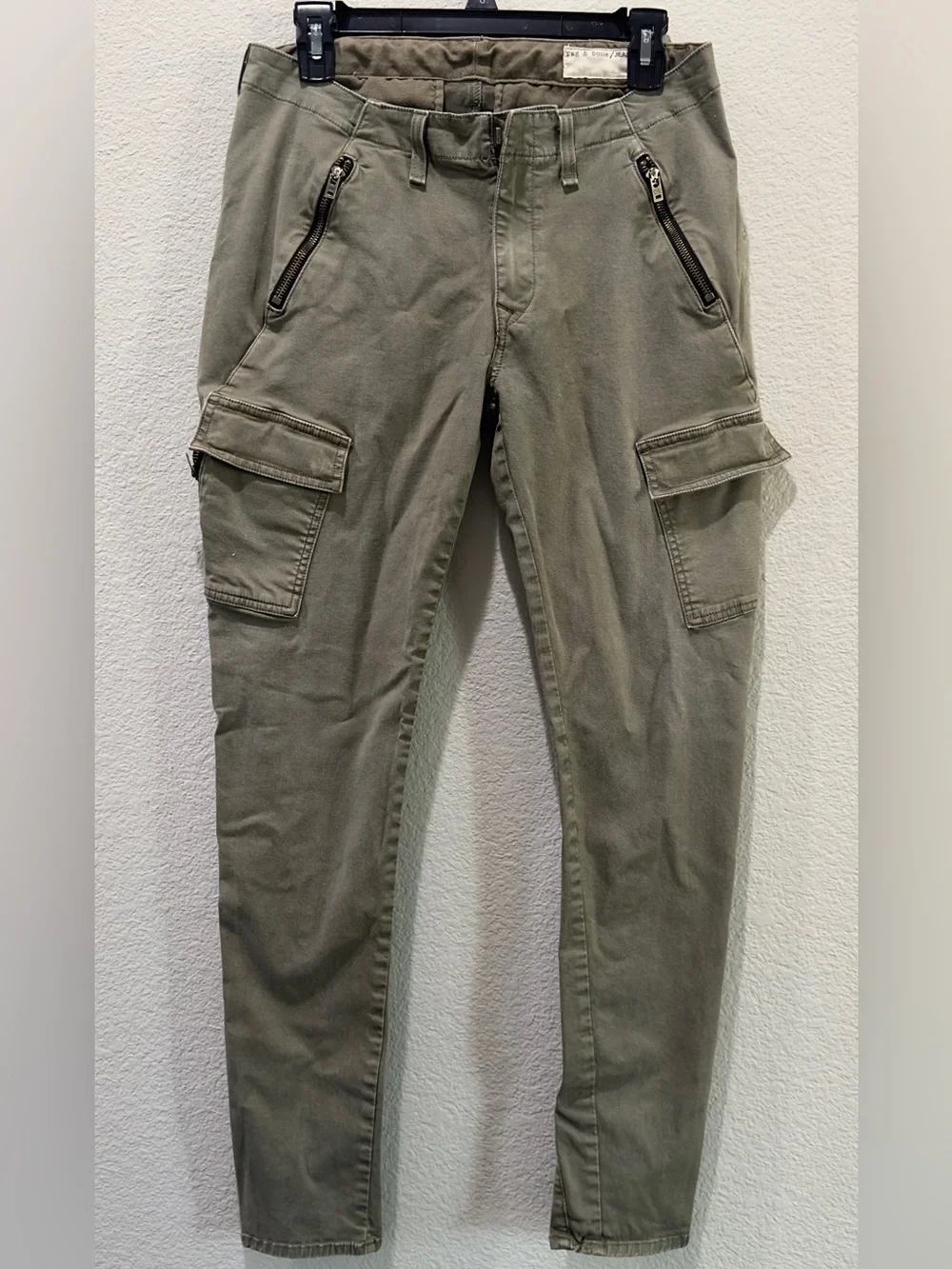 rag & bone Olive Green Skinny Cargo Pants